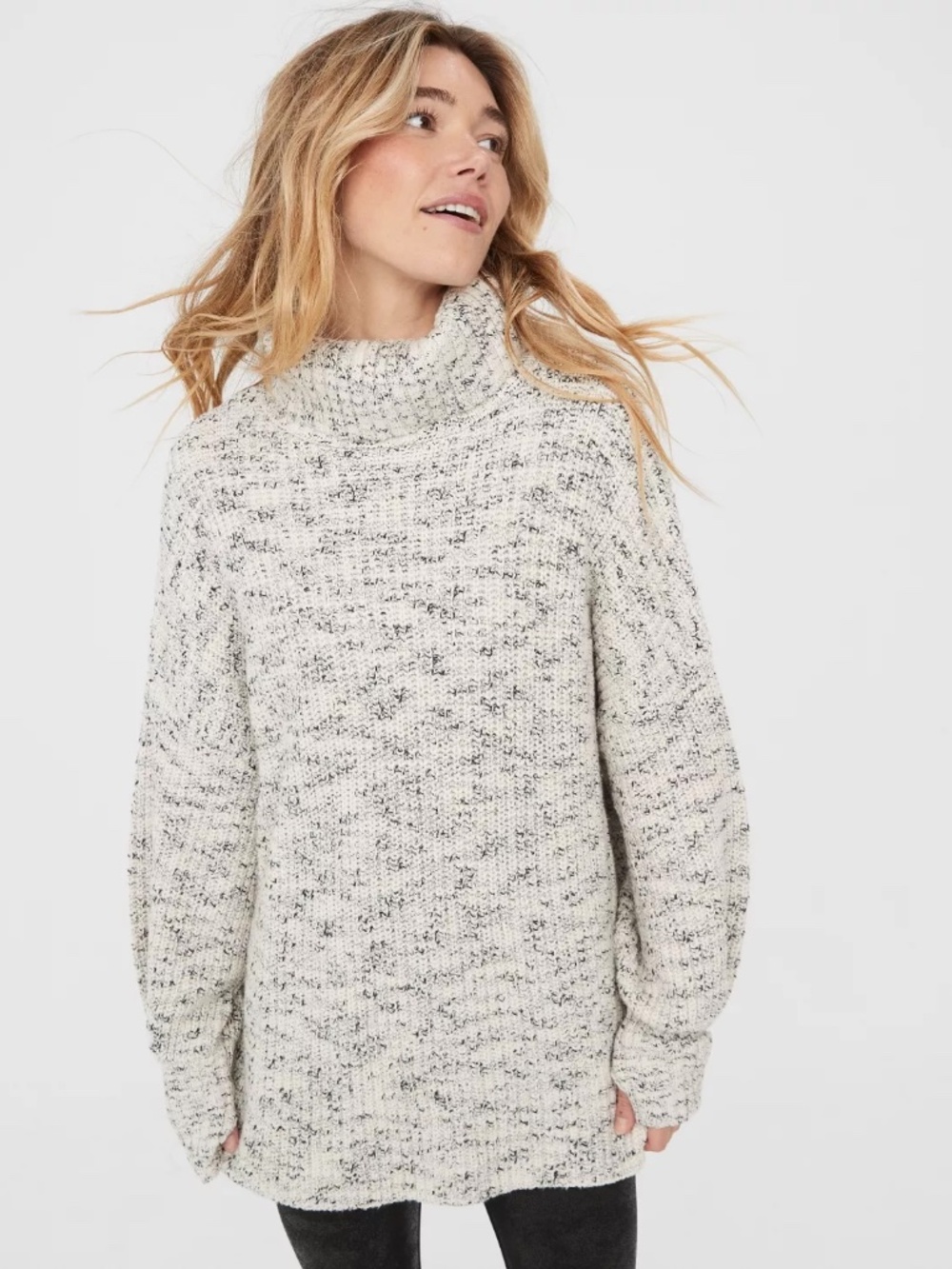 OFFLINE by Aerie Cotton Turtleneck Sweater XS